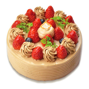隆勝堂ケーキ チョコ生クリーム