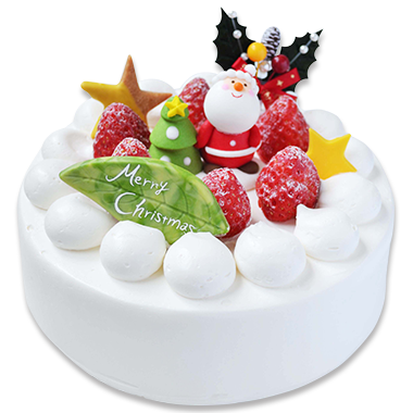 隆勝堂クリスマスケーキ生クリームサンタ18