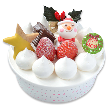隆勝堂クリスマスケーキキッズ生クリーム