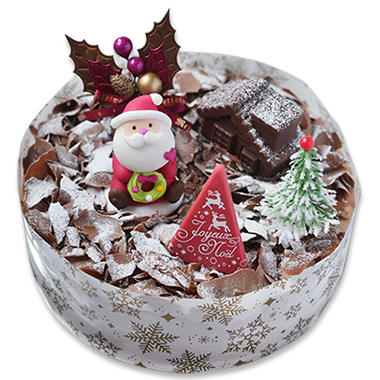 隆勝堂クリスマスケーキ森のサンタ